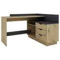 Produktbild: Eckschreibtisch Belfast Anthrazit/Eiche Artisan