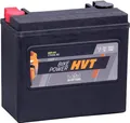 Produktbild: intAct - HVT-01 MOTORRADBATTERIE - Motorrad Batterie perfekt für Harley Davidson & andere hubraumstarke 2-Zylinder. Bike Power HVT-01, CTX20L-BS, 65989-97A, 12V Batterie, 20 AH, 350 A. 175x87x155mm