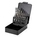 Produktbild: STIER Maschinengewindebohrer-Satz HSS-E Co5, M3-12, Form C 35°, 14-tlg., in einer Metallkassette, Sacklochgewindebohrer