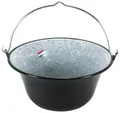Produktbild: Grillplanet Holzkohlegrill Ungarischer Gulaschkessel 10 Liter emailliert, Nein