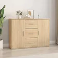 Produktbild: vidaXL Sideboard Sonoma-Eiche 91x29,5x65 cm Holzwerkstoff