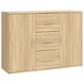 Produktbild: vidaXL Sideboard, Kommode Sonoma-Eiche 91x29,5x65 cm Holzwerkstoff