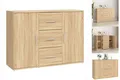 Produktbild: Sideboard Sonoma Eiche 91x29,5x65 Cm Spanplatte Kommode
