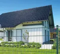 Produktbild: Peddy Shield Doppelstabmattenzaun, (Set), 103 cm hoch, 5 Matten für 10 m Zaun, mit 6 Pfosten
