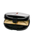 Produktbild: Clatronic ST/WA 3670 Sandwich-Toaster 800 W Schwarz, Edelstahl Cla