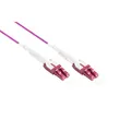Produktbild: Patchkabel LWL Duplex OM4 (Multimode, 50/125) LC/LC, UNIBOOT,...