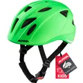 Produktbild: Alpina XIMO L.E. - Leichter, Sicherer & Bruchfester Fahrradhelm Mit Optionalen LED-Licht Für Kinder, Green matt, 47-51 cm