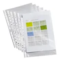 Produktbild: 100 LEITZ Prospekthüllen 4790 DIN A4 transparent genarbt 0,085 mm