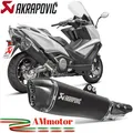 Produktbild: Auspuff Motorrad Akrapovic Kymco AK 550 2019 Endtopf Edelstahl Schwarz Slip-On