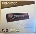 Produktbild: Kenwood KDC130UR Autoradio - Schwarz NEU ( USB, AUX-Eingang, 4x50 Watt, Rot)