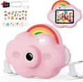 Produktbild: Vivitar Kinderkamera 40 MP & 2,4-Zoll-Bildschirm, 1080p HD, Inkl. 32-GB-Karte Kinderkamera (8x opt. Zoom, inkl. Spielkonsole, MP3-Player, Webcam, Videoaufnahmefunktion, Multifunktionale Spielzeugkamera Geschenke für 3-12 Jährige)