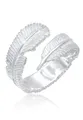 Produktbild: Elli Fingerring Offen mit Feder Design 925 Silber