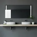 Produktbild: Talos Light Badspiegel mit Beleuchtung - LED Badezimmerspiegel 140x70 cm - Wandspiegel mit LED Lichtausschnitt - Spiegel mit Lichtfarbe neutralweiß