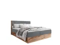 Produktbild: AN FURNITURE STORE Boxspringbett Boxspringbett TESSA in Stoff Cord, hochwertiger Topper aus hochelastischem Schaumstoff