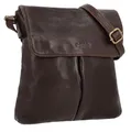 Produktbild: Gusti Leder Umhängetasche Veha Schultertasche Aus Echtleder Für Damen Elegante Handtasche Im Vintage Design Mittelgroße Crossbody Bag Für Alltag Arbeit Und Freizeit Braun