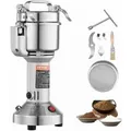 Produktbild: VEVOR elektrische Getreidemühle tragbare Hochgeschwindigkeits-Gewürzmühlen kommerziell 750 g 2000 W, Pulverisierer aus Edelstahl, 28000 U/min für