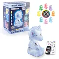 Produktbild: Canal Toys Einhorn-Lautsprecher, kompatibel mit Apple und Android, wiederaufladbar, 8 Leuchtmodi, perfekt für Kinderpartys, großer Komfort, 30 cm hoch, für Kinder ab 6 Jahren