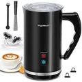 Produktbild: Aigostar Elektrischer Milchaufschäumer für heißen/kalten Schaum & Schokolade, Schnell, Leise, mit Automatischer Abschaltung & Einfach zu Reinigen, Ideal für Cappuccino und Latte, 500W, 240ml