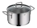 Produktbild: Silit Kochtopf Extra Cook, mit Glasdeckel, Edelstahl 18/10 (2-tlg), SiliTherm Universalboden, induktionsgeeignet, spülmaschinengeeignet