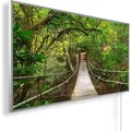 Produktbild: KÖNIGHAUS Panorama Infrarotheizung 1200W - Dschungelbrücke