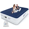 Produktbild: Active Era Luftmatratze 2 Personen 150×200×36.5 cm, Selbstaufblasendes Luftbett mit elektrischer Pumpe, Aufblasbare Matratze in 3 Min, Komfortables Gästebett für Camping & Zuhause