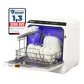Produktbild: Sommertal SP5 Dual - Mini Geschirrspüler – Camping Spülmaschine oder Tischspülmaschine bis 4 Gedecke, 5L Tank, 6 Programme, 360° Reinigungsabdeckung, flexible Wasserversorgung