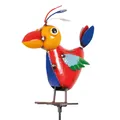Produktbild: CIM Gartenstecker Wild Bird Orange Höhe: 100cm Vogel Metall Gartenfigur Deko
