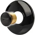 Produktbild: tecuro Verschluss - Stopfen AG G 1/2 Zoll, mit Rosette - Messing schwarz