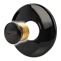 Produktbild: tecuro Messing-Stopfen AG G 1/2 Zoll mit Rosette langlebig und robust aus Messing schwarz für Installation gemäß Trinkwasserverordnung 50930-6