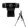 Produktbild: Logitech C922 PRO Webcam mit Stativ, Full-HD 1080p, 78° Sichtfeld, Autofokus, Be