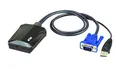 Produktbild: ATEN CV211 Laptop USB Konsolen Adapter schwarz