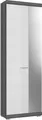 Produktbild: xonox.home Garderobenschrank Scout Rauchsilber Nachbildung 62x197x37 cm