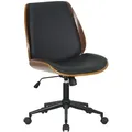 Produktbild: CLP Bürostuhl Mitch walnuss/schwarz/schwarz