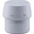 Produktbild: Halder Schonhammerkopf SIMPLEX Kopf-Ø 30 mm TPE-mid grau mittelhart (3203.030)