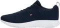 Produktbild: Tommy Hilfiger Herren Runner Sneaker Corporate Knit Rib Runner Sportschuhe, Blau (Desert Sky), 46