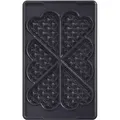 Produktbild: Tefal XA 8006 SNACK COLLECTION Plattenset Nr.6 Herzwaffeln - Schwarz
