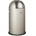 Produktbild: Wesco Abfallsammler Pushboy, Silber, Metall, 50 L, 75.5 cm, Küchen, Küchenausstattung, Mülleimer