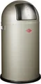 Produktbild: WESCO Mülleimer Pushboy 175831-03 | Abfalleimer 50 Liter | Edelstahlklappe | pulverbeschichtet | neusilber