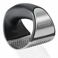 Produktbild: Leifheit Knoblauchpresse Knobi-King Presse Schwarz Silber Edelstahl 15cm