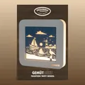 Produktbild: weigla - SQUARE Standbild LED original Erzgebirge I Motiv Maritim l Dekobild beleuchtet I Stimmungslicht Batterie und Timer I Deko innen I Dekolampe aus Holz I Fensterbank Deko