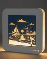 Produktbild: Weigla LED-Bild Bild Square - LED Standbild oder Wandbild Maritim, mit Timerfunktion, Maritim