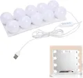 Produktbild: 10 LED Spiegelleuchte 3 Farben Dimmbar Schminklicht Schminktisch Leuchte Makeup