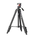 Produktbild: Rollei Compact Traveler Star S1 Stativ, 120cm Kompaktes Kamerastativ aus Aluminium Leichtes Videostativ mit Kugelkopf für DSLR Dreibeinstativ Schwarz, Stativ-Kamera-Tripod-Camera-Reisestativ