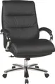 Produktbild: Chefsessel höhenverstellbar FEDERICO von Duo Collection Kunstleder Schwarz