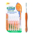 Produktbild: GUM Trav-Ler Interdentalbürsten 6er, 1412, orange, 0,9 mm, Kerze, ISO 2