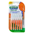 Produktbild: GUM Trav-Ler 0,9mm Kerze orange Intendent. + 6Kappen · 6 St · PZN 09714422