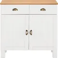 Produktbild: Home affaire Unterschrank Oslo 85 cm breit, 38 cm tief, als Sideboard nutzbar, 2 Türen, 2 Schubladen