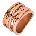 Produktbild: Heideman Ring Damen Serpi rose goldfarbend aus Edelstahl rosegold farbend matt Damenring für Frauen Damenring für Frauen ohne Stein