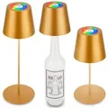 Produktbild: Briloner - 3 In 1 Rgbw Led Tischlampe Kabellos Ip44 Flaschenleuchte Aussen/innen Akku