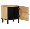 Produktbild: vidaXL Nachttisch NA Nachttische2er Set 40x33x46 cm Massivholz Mango Nachtschrank Konsol